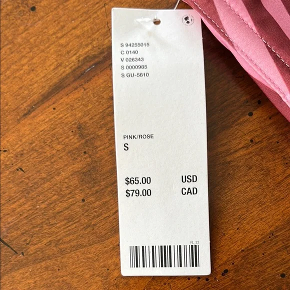 Urban Outfitters Pink Striped Intimate Top - Picture 3 of 3